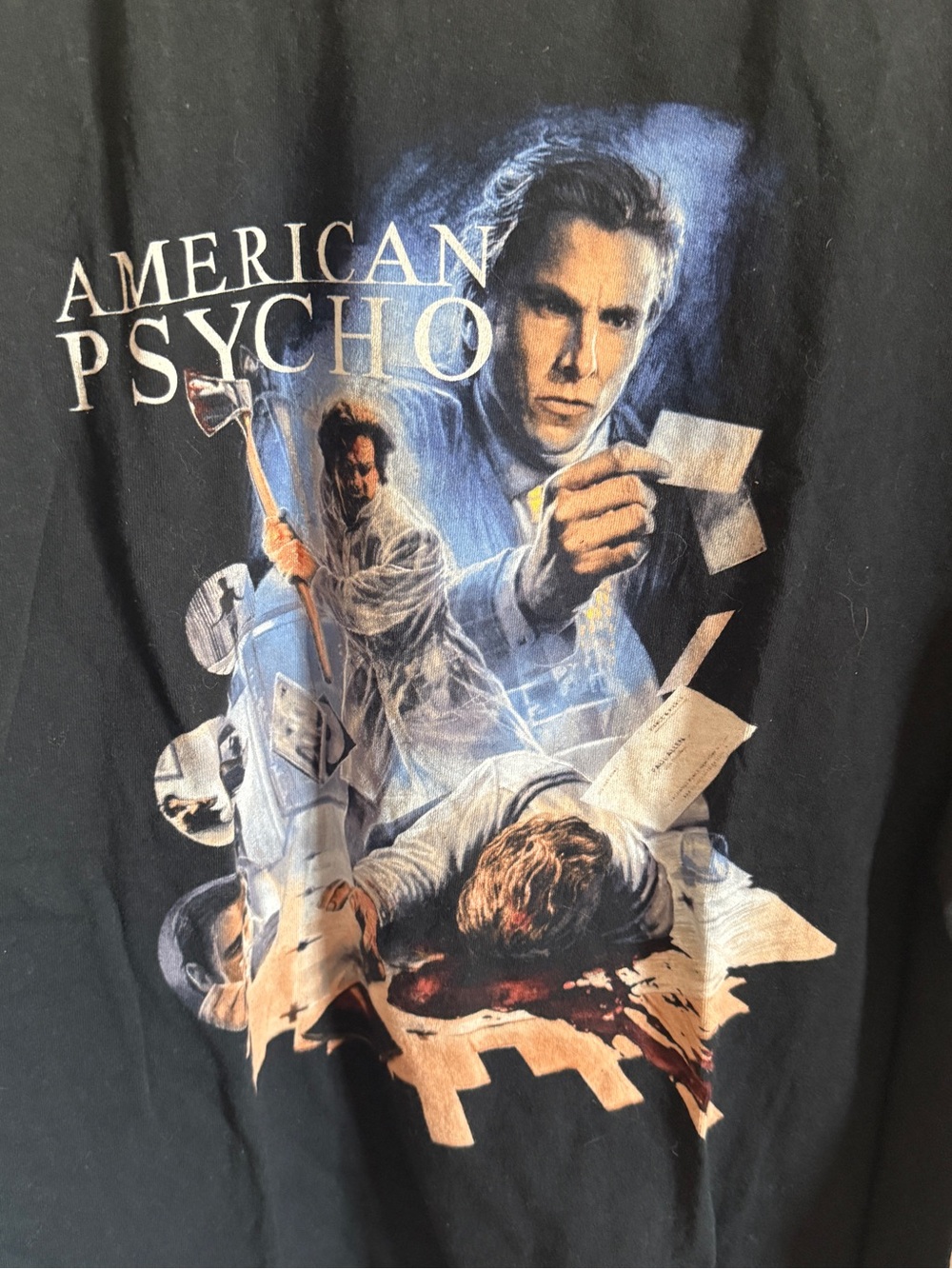 American Psycho x Cavity Colors tee